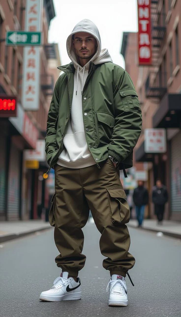 Urban streetwear fashion